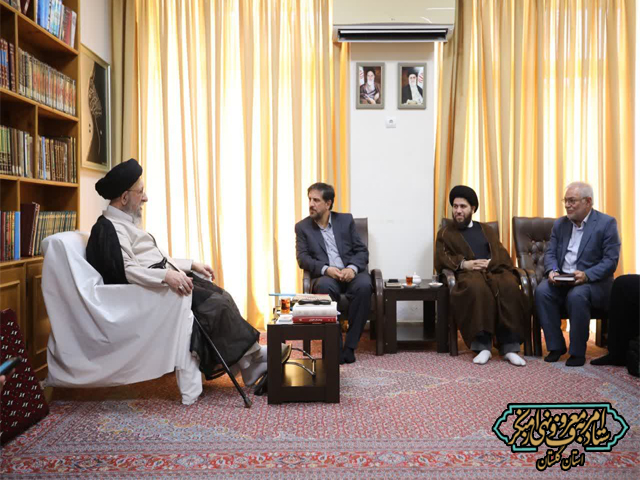 دیدار مشاور عالی و معاون توسعه منابع انسانی دبیر ستاد امربه‌معروف و نهی از منکر کشور با آیت‌الله نورمفیدی
