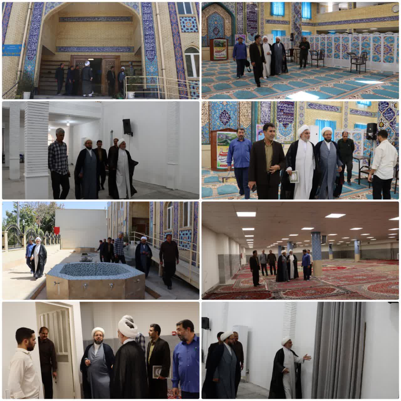 بازدید دبیر ستاد امر به معروف استان ایلام از روند بازسازی مسجد جامع دره‌شهر