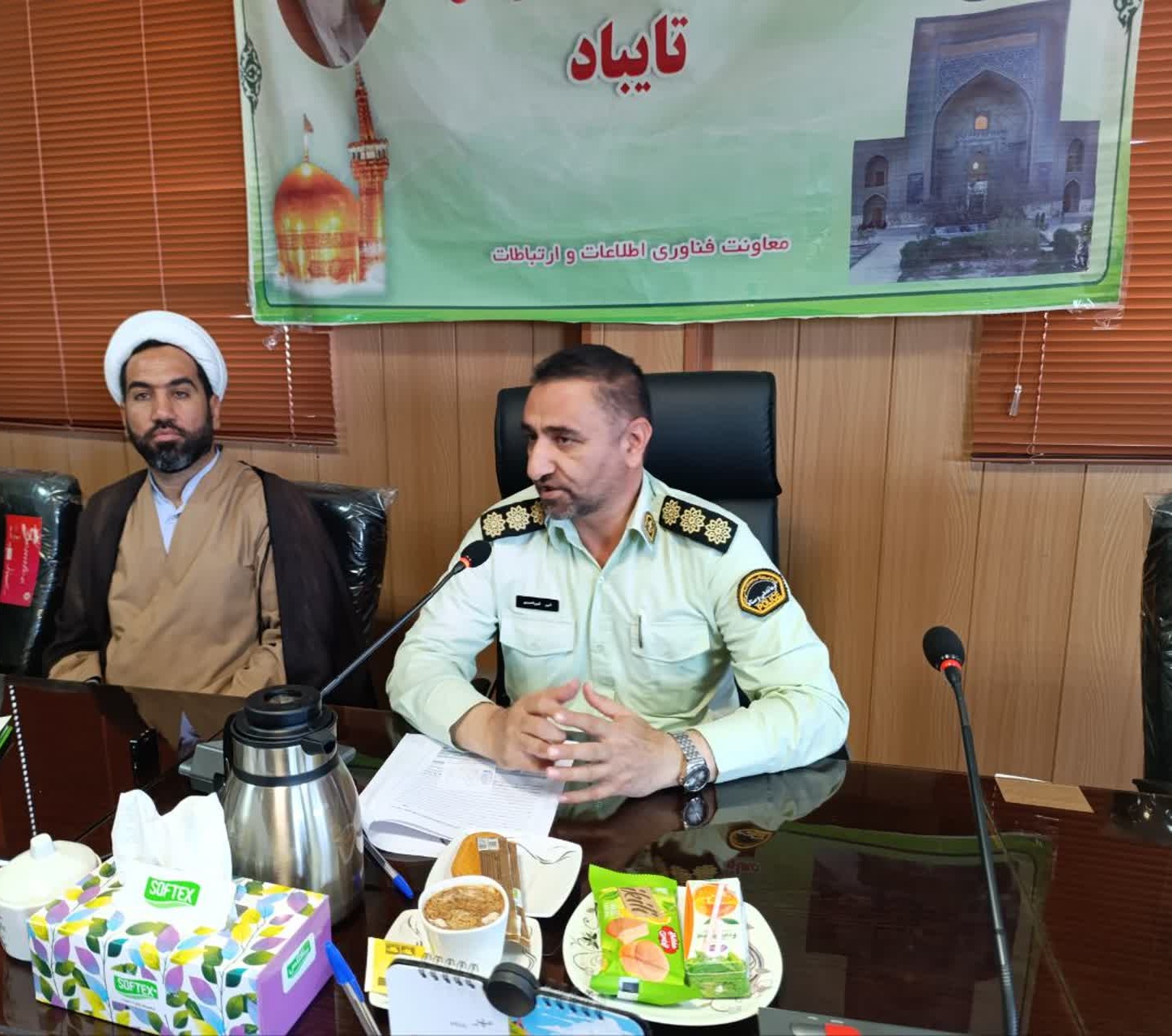  اخطار فرمانده نیروی انتظامی تایباد به هنجارشکنان و مخلان نظم عمومی