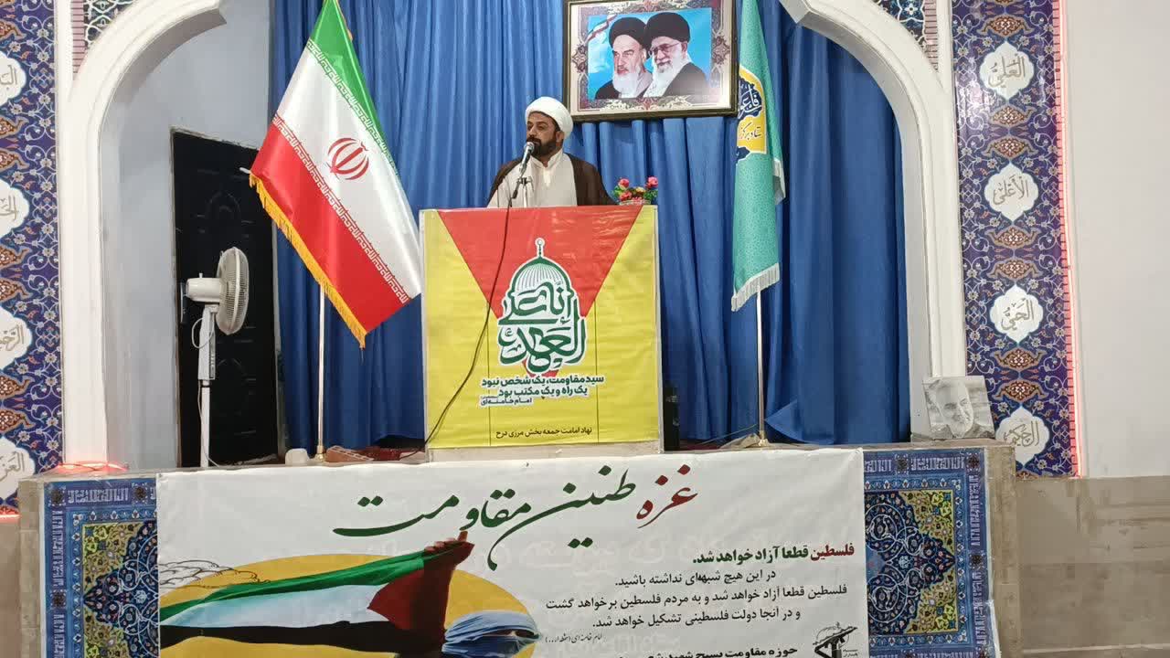 🔰تأکید امام جمعه درح بر اجرای قانون عفاف و حجاب و حمایت از مقاومت در غزه