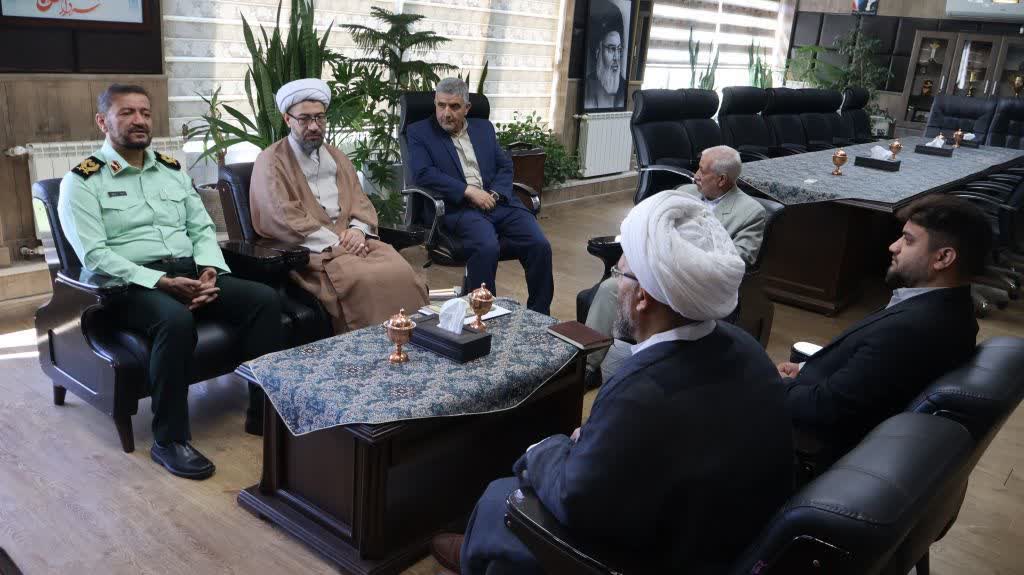 دیدار اعضای ستاد امر به معروف و نهی از منکر استان زنجان با فرمانده محترم فراجا استان زنجان.