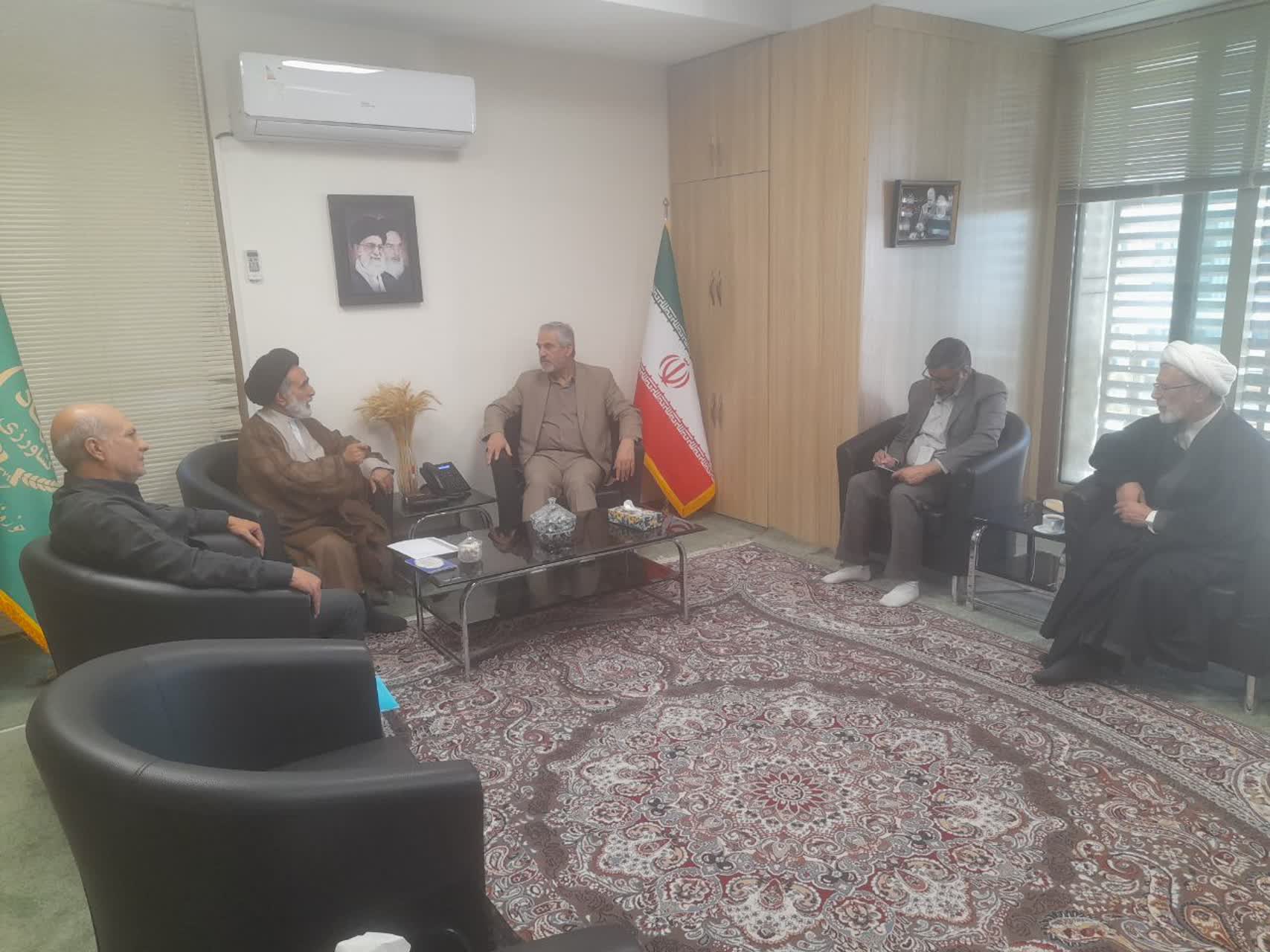 دیدار معاون امور اجتماعی و دستگاه‌های حاکمیتی ستاد امر به معروف و نهی از منکر با نماینده ولی فقیه در وزارت جهاد کشاورزی