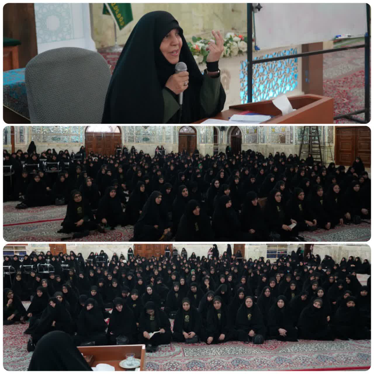  برگزاری کارگاه کاربردی و تخصصی امر به معروف و نهی از منکر ویژه خادمین خواهر آستان حضرت حسین بن موسی الکاظم(ع)