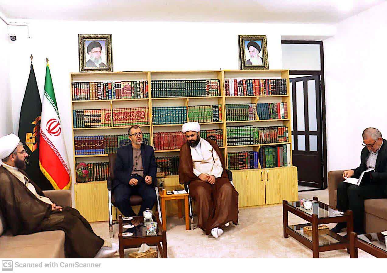 دیدار دبیر ستاد امر به معروف استان با رئیس ستاد امر به معروف شهرستان شفت