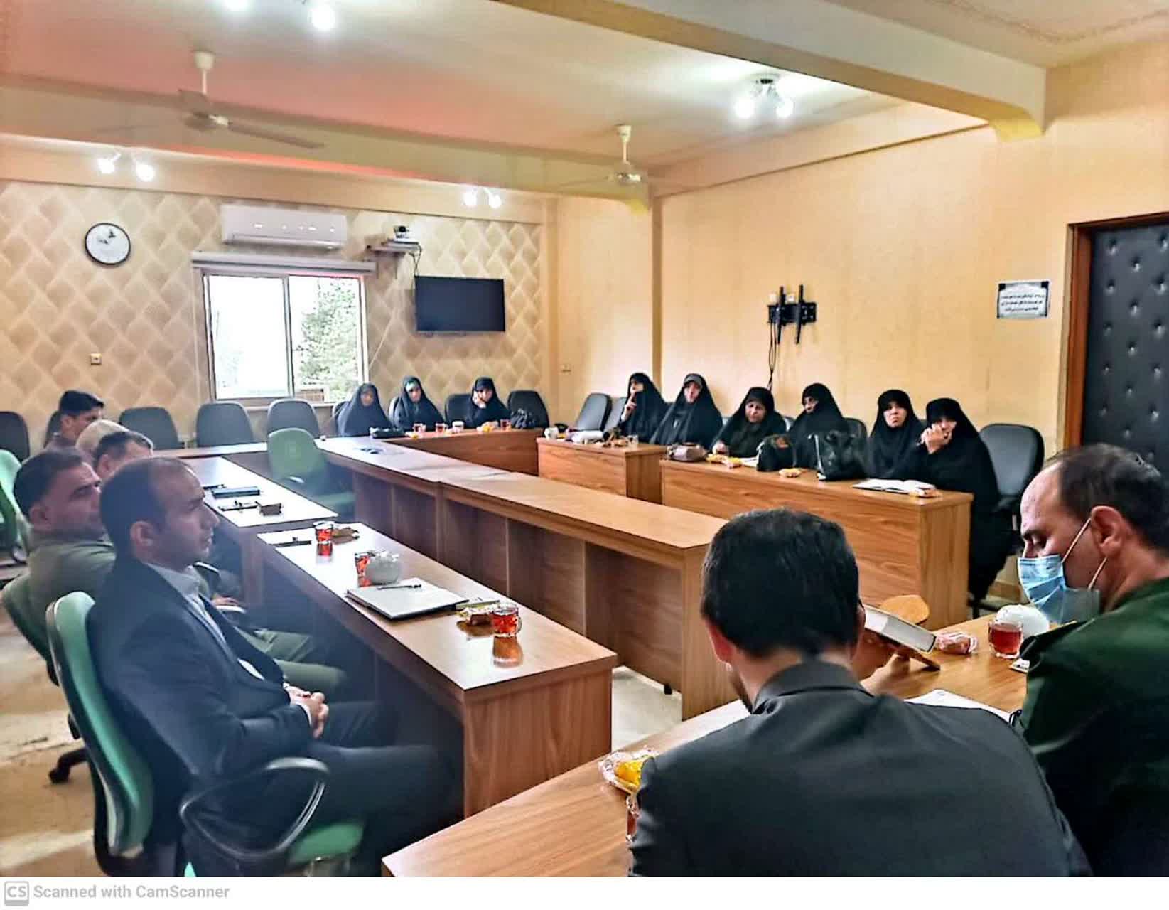نشست هیئت اندیشه ورز ستاد شهرستان سیاهکل 