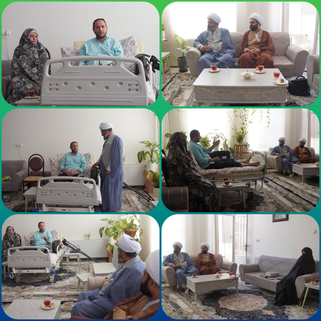  تجلیل از همسر جانباز سرافراز یزدی به مناسبت میلاد حضرت زینب(س) و روز پرستار
