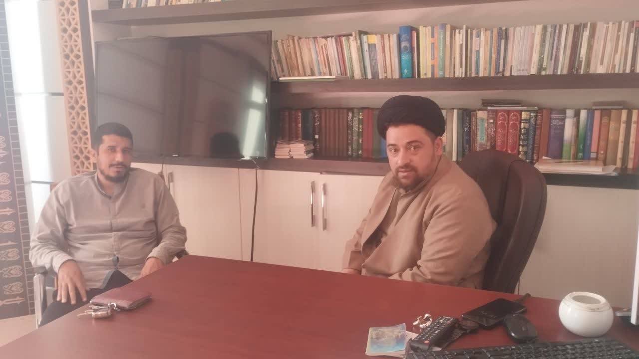 نشست فرهنگی و علمی معاون علمی فرهنگی ستاد امر به معروف استان با حجه الاسلام حسینی معاون و مشاور فرهنگی بانک سپه استان