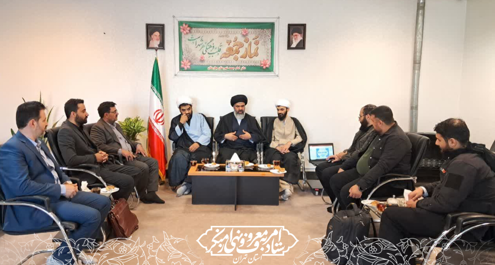 بازدید سرزده و بررسی عملکرد شش‌ماهه ستاد امربه‌معروف و نهی‌ازمنکر شهرستان بهارستان