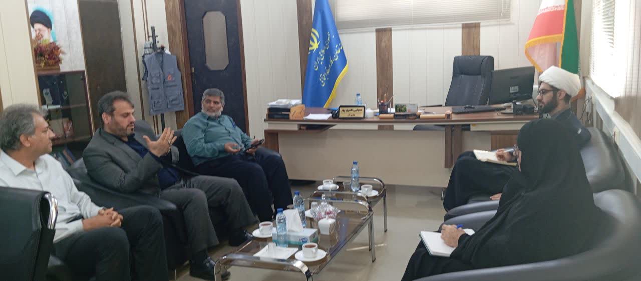 بازدید معاونت اجتماعی ستاد امر به معروف خوزستان از شورای امر به معروف اداره‌ کل کار،تعاون و رفاه اجتماعی استان