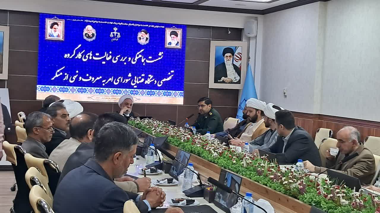 تأکید دبیر ستاد امر به معروف استان کرمان بر قانون‌گرایی و همکاری دستگاه‌ها در نشست کارگروه قضایی