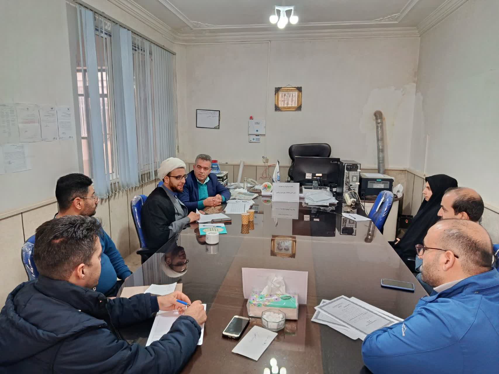 تشکیل شورای امر به معروف و نهی از منکر در اداره آب و فاضلاب شهرستان درگزین