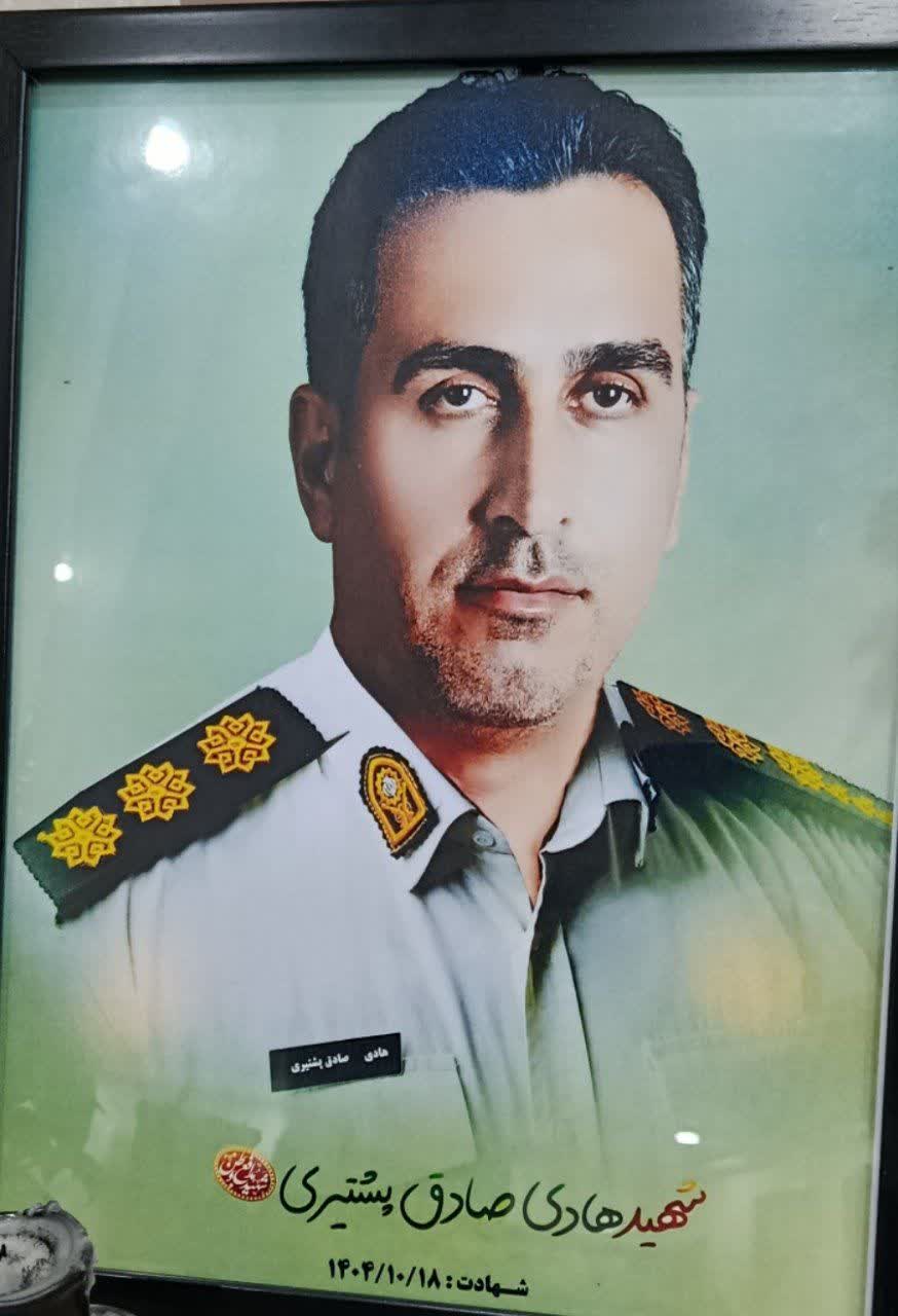 دیدار دبیر امربه معروف و نهی از منکر شهرستان صومعه سرا با خانواده شهید مدافع امنیت 