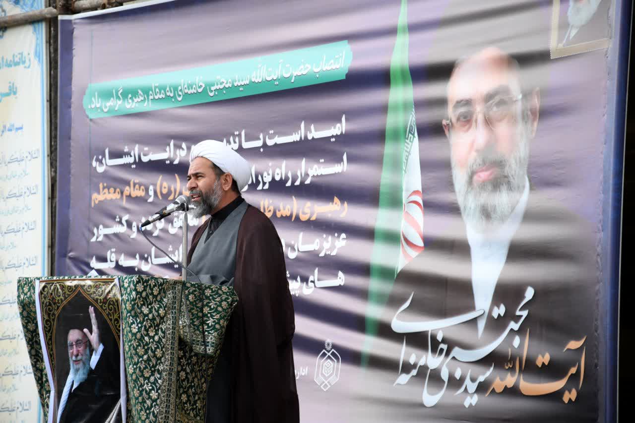 سخنرانی دبیر ستاد امر به معروف و نهی از منکر استان در اجتماع بانوان ولایی بیرجند