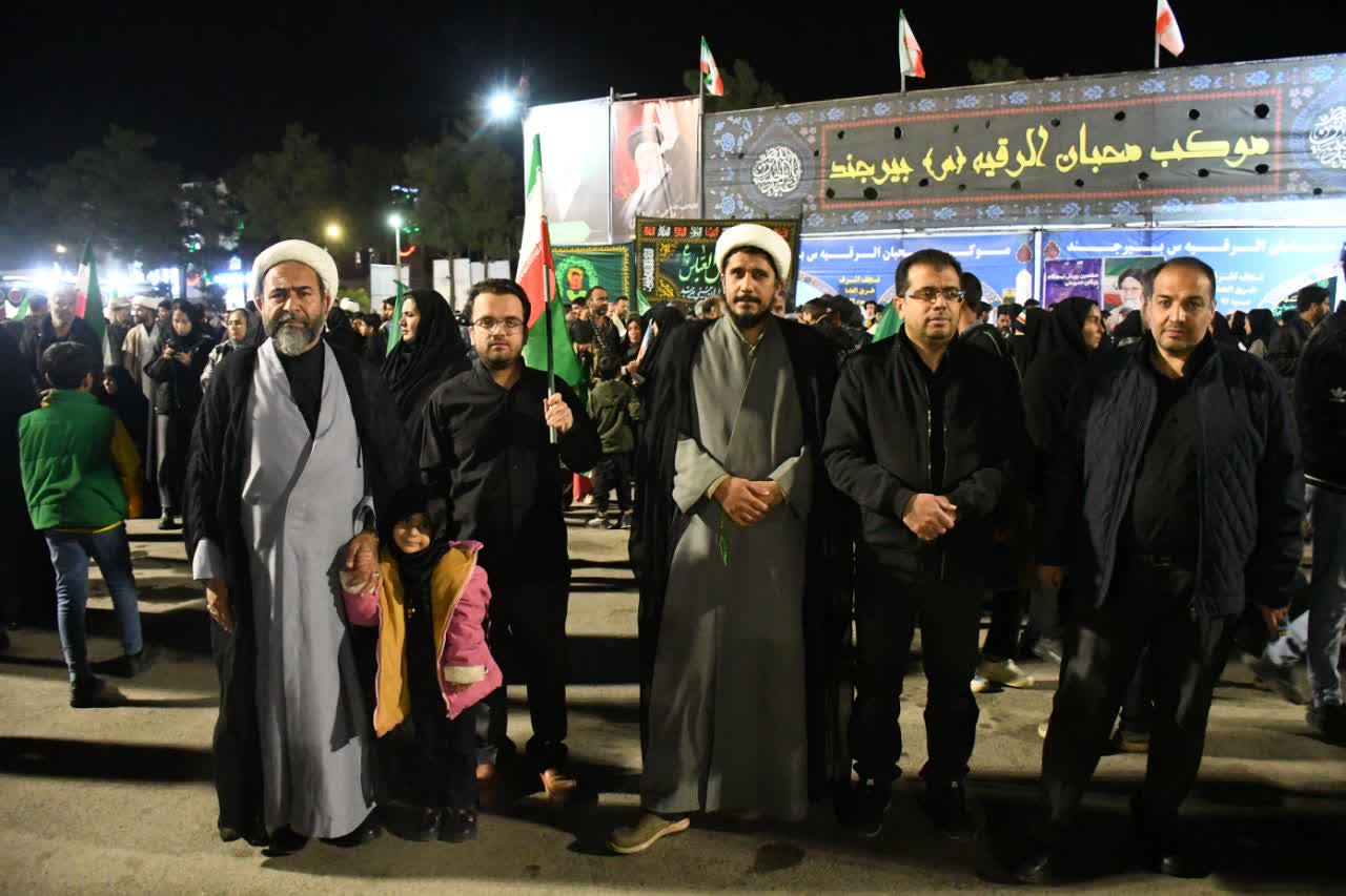 حضور کارکنان ستاد امر به معروف استان در مراسم اربعین شهادت رهبری