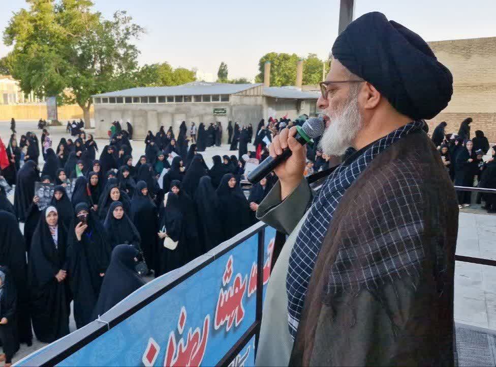 خروش «بانوان فاطمی» در قیدار؛ صیانت از حریم خانواده در جوار حضرت قیدار نبی (ع).
