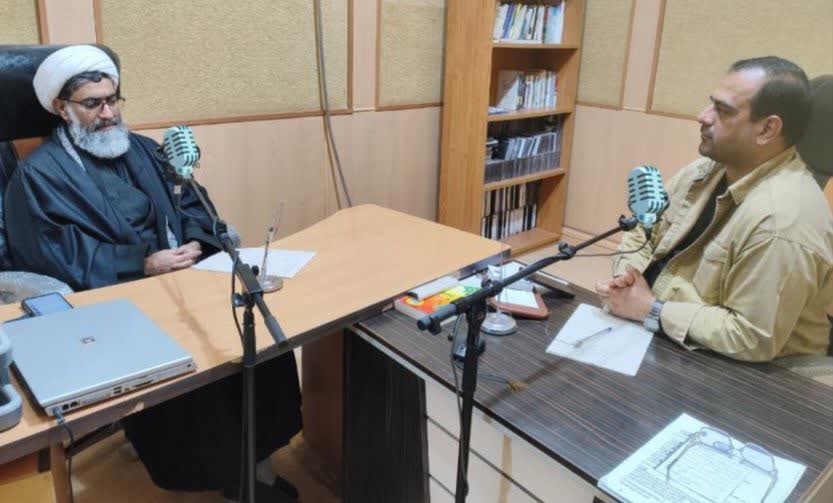 حضور رئیس ستاد امر به معروف و نهی از منکر زابل در برنامه زنده رادیویی صدا و سیما