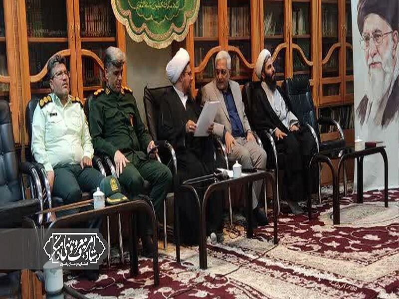 جلسه ماده ۲۰ اعضای ستاد امر به معروف و نهی از منکر در شهرستان خواف