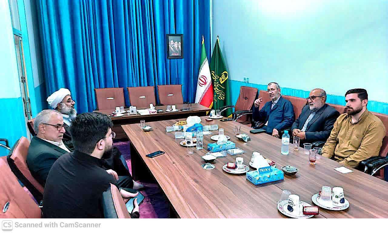 دیدار دبیر ستاد امربه معروف ونهی ازمنكر گیلان با رئيس ستاد امر به معروف و نهی از منکر شهرستان رودبار