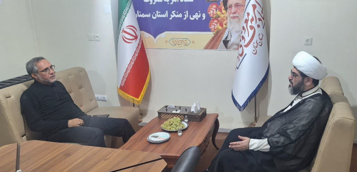 دیدار دبیر ستاد امر به معروف و نهی از منکر استان سمنان با نماینده مردم شهرستان های سمنان، سرخه و مهدیشهر 